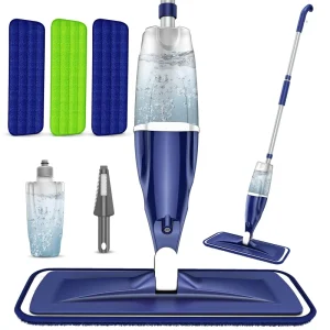 Large Capacity Eco Friendly Easy Cleaning Floor Foldable Mops Microfiber Floor Cleaning Household Spray Mop