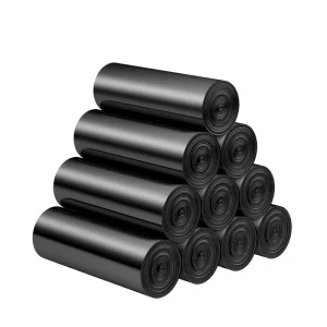 Large Capacity Plastic Drawstring Garbage Bag Roll Home Kitchen Thickened