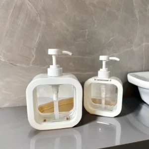 Large Capacity Plastic Hand Sanitizer Bottle with Pump Sprayer Empty Shower Gel Detergent Shampoo Foaming Foam Bottle