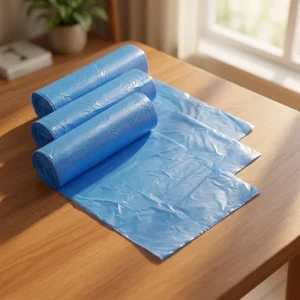 Large Colorful PE Side Gusset Garbage Bag Rolls Thick Plastic Trash Bags