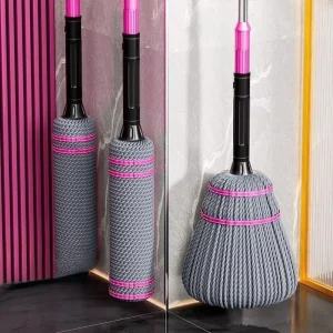 Large Household Mop One Click Clean Lazy Mop Self Wringing Hand Free Mop for Home Floor Cleaning