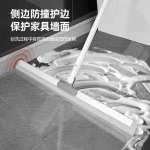Large Magic Broom Silicone Gel Squeegee Mop Bathroom Household Toilet Brush Light Customization Minimum Order of 5 Sets