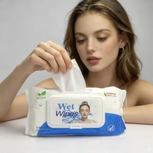 Large Package of Cleaning Wipes Facial and Hand Wipes with Daily Cleaning Removable Makeup Use