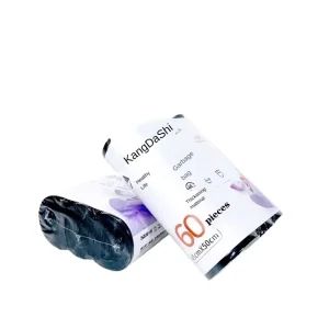 Large Thick Black Garbage Bag for Household Kitchen Dining Office Dormitory with Cutting Included