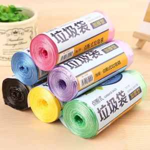 Large Thickened Disposable Household Trash Bags with Point-Broken Design