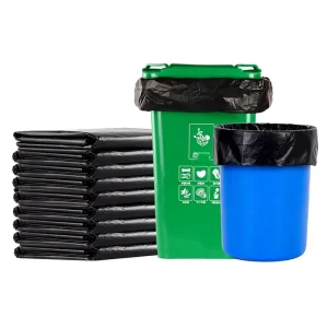 Large Trash Bags Extra-large Thickened Black Plastic High-density Polyethylene Disposable Agricultural Use Oversized Bags