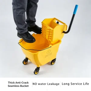 Large capacity Commercial Thickened Cleaning Professional Mop Bucket for Hotel and Restaurant Floor Mopping and Dewatering