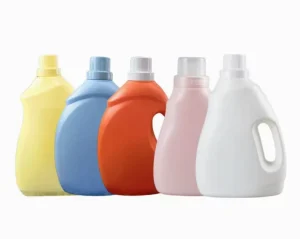 Large capacity Plastic Bottles for Laundry Detergent and Fabric Softener Thickened Refillable Containers