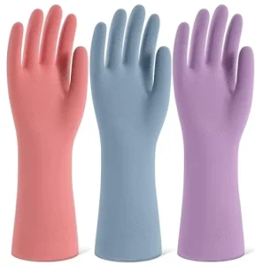 Latex Household Kitchen Cleaning Gloves Waterproof Durable