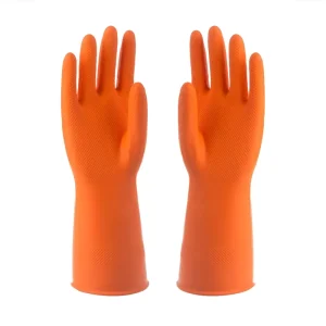 Latex Rubber Dishwashing Kitchen Gloves