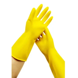 Latex Rubber Gloves for Dishwashing, Laundry, and Household Kitchen Use