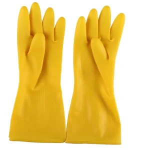 Latex Rubber Household Gloves for Laundry, Kitchen, Dishwashing, and Cleaning