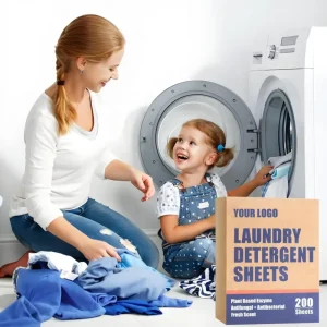 Laundry Cleaning Supplies Laundry Sheets Built-in Enzyme & Silver Ion High Quality Solid Soap for Clothes Anti-tangling Laundry