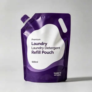Laundry Detergent Bag Custom Printing Liquid Soap Laundry Detergent Spouted Washing Bag Pouches Washing Liquid Stand Up Doypack