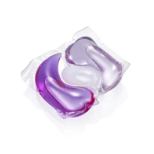 Laundry Detergent Capsules with Low Foam Easy Bleaching Color Cross-Contamination Prevention