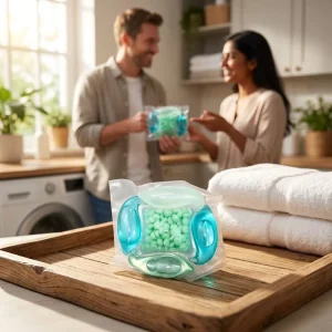 Laundry Detergent Pods 5 in 1 Disposable Floral Scent 30%-50% Active Ingredient Apparel Use