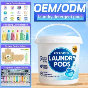 Laundry Detergent Pods Disposable Eco-Friendly Fruity Fragrance Automatic Hand Washing Cleaning Products for Apparel