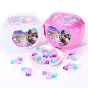 Laundry Detergent Pods Fruit Aroma Fragrance Beads Concentrated 80-85% Active Ingredients Stain-Removing Long-Lasting Scent