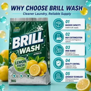 Laundry Detergent Powder Varied Packages and Retail Pouches OEM Supported Factory Direct