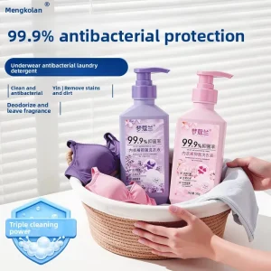 Laundry Detergent Pump Bottle for Women’s Underwear, Antibacterial, Stain-Removing, Fragrance-Retaining, Phosphate-Free