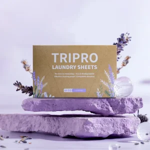 Laundry Detergent Strips Eco Friendly Disposable for Travel Home No Plastic Soap Strips Plant based Hypoallergenic Safe