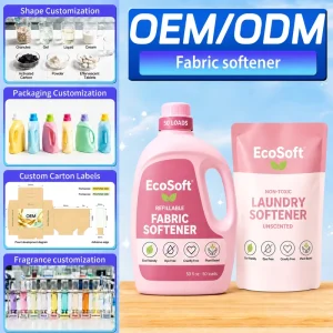 Laundry Fabric Softener Liquid Fresh Scent Anti Static Clothes Conditioner Machine Wash Manufacturer Supply