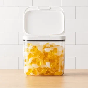 Laundry Pod Container Dispenser Plastic Detergent Pod Storage Organizer