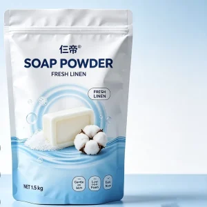 Laundry Soap Powder Gentle Low Foam Washing Powder for Household Clothes 1.5kg Per Bag