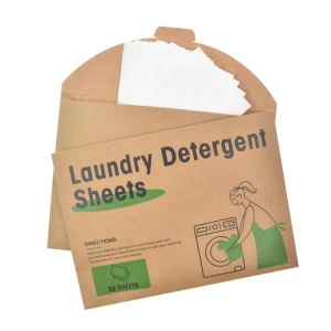 Laundry Softner Sheets Super Concentrated Laundry Detergent Strips Plant Extract Biodegradable Laundry Detergent Sheets