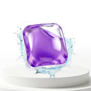 Lavender Laundry Pods 72-Hour Fragrance PVA Film Water-Soluble Washing Gel OEM ODM Source Factory