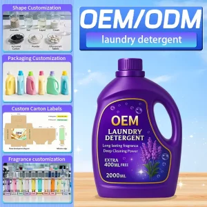 Lavender Long-Lasting Fragrance Laundry Detergent Liquid with Deep Stain Cleaning