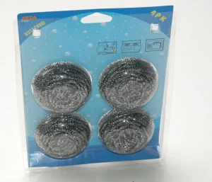 Lavender Stainless Steel Kitchen Sink Scrubbing Balls and Scouring Pads