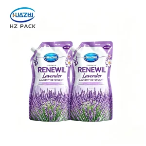 Leak-Proof High-Barrier Stand-Up Spout Refill Pouch, 250 mL/500 mL/1 L, for Soap, Detergent, Shampoo, Body Wash, and Cream