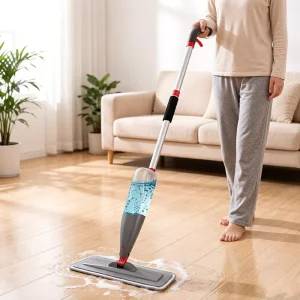 Leakproof Spray Floor Mop Light Body Easy Carrying Uniform Water Spraying