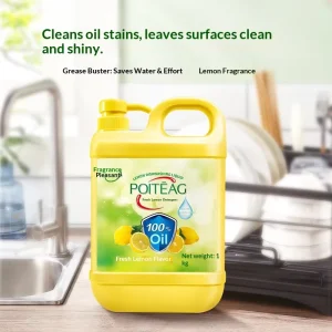 Lemon Fragrance Detergent Guangzhou Factory Household Commercial Large Barrel Kitchen Dishwashing Plant Care
