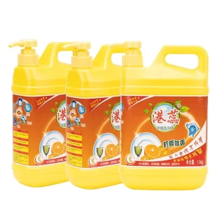 Lemon-Scented Antibacterial Biodegradable Dishwashing Detergent