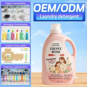 Lessive Liquide Apparel Laundry Liquid Detergent 6% 10% for Ingredients Bottled OEM OEM Substitute Processing Cleaning Products