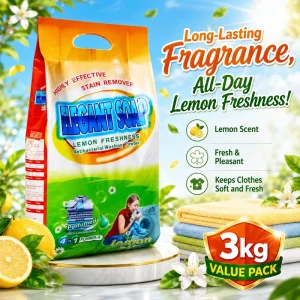 Light Powder Laundry Detergent 500g 1kg 2kg 3kg 100g High Foam Hand Wash Machine Wash OEM Custom Packaging Factory Price