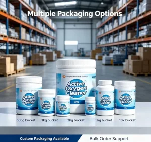 Lightweight 200g 2kg 25kg 100kg 10tons Oxygen Active Laundry Detergent Powder Washing Use Sale for Malaysia Yemen Egypt