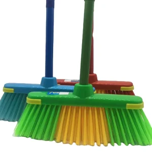 Lightweight Broom and Dustpan Set with Floor and Ceiling Brush for Home Cleaning