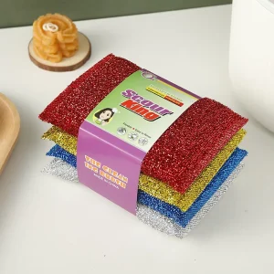Lightweight Reusable Non-Scratch Water-Absorbent Kitchen Scouring Pad