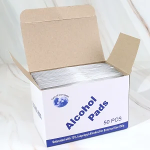 Lint-Free 70% Isopropyl Alcohol Disinfecting Screen Cleaning Pads 10 x 15 cm