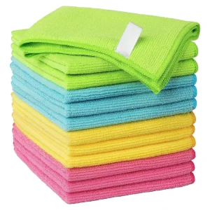 Lint-Free Microfiber Car Wash Towel Kitchen Household Cleaning Cloths Reusable