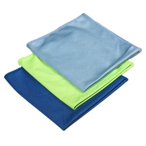 Lint-Free Microfiber Glass Cleaning Cloth for Household Cleaning