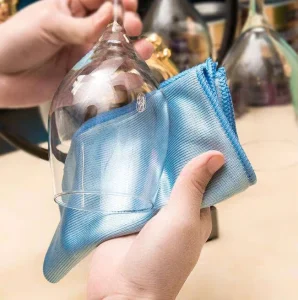 Lint-Free Microfiber Glass and Windshield Cleaning Drying Towel