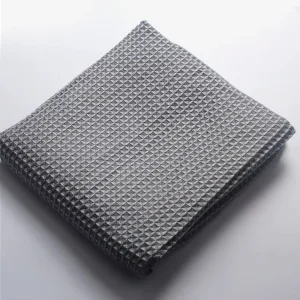 Lint-Free Microfiber Towel for Window, Mirror, and Glass Cleaning, Quick-Dry Absorbent Polishing Cloth