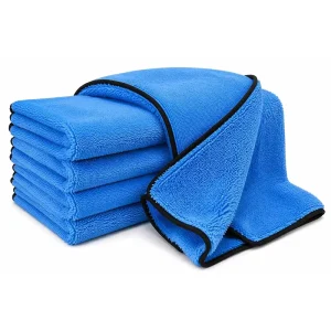 Lintless Non-Scratching Super Absorbent Microfiber Cleaning Cloth Dual Pile Auto Detailing Quick-Dry Cloth