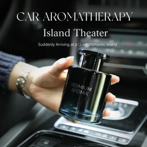 Liquid Car Air Freshener Glass Bottle Long Lasting Minimalist Luxury Car Aroma Diffuser Auto Interior Gift