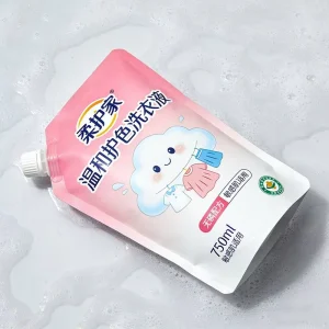 Liquid Detergent Packaging Bags Reusable Refill Pouch for Dishwashing Liquid Packaging Custom Printing Shampoo Refill Bag