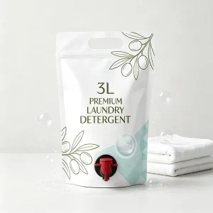 Liquid Detergent Spout Pouch Stand up Pouch for Laundry Dish Soap Fabric Softener Refill Custom Logo Printing